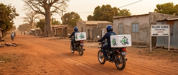 Livreurs MediLiv desservant les villages
